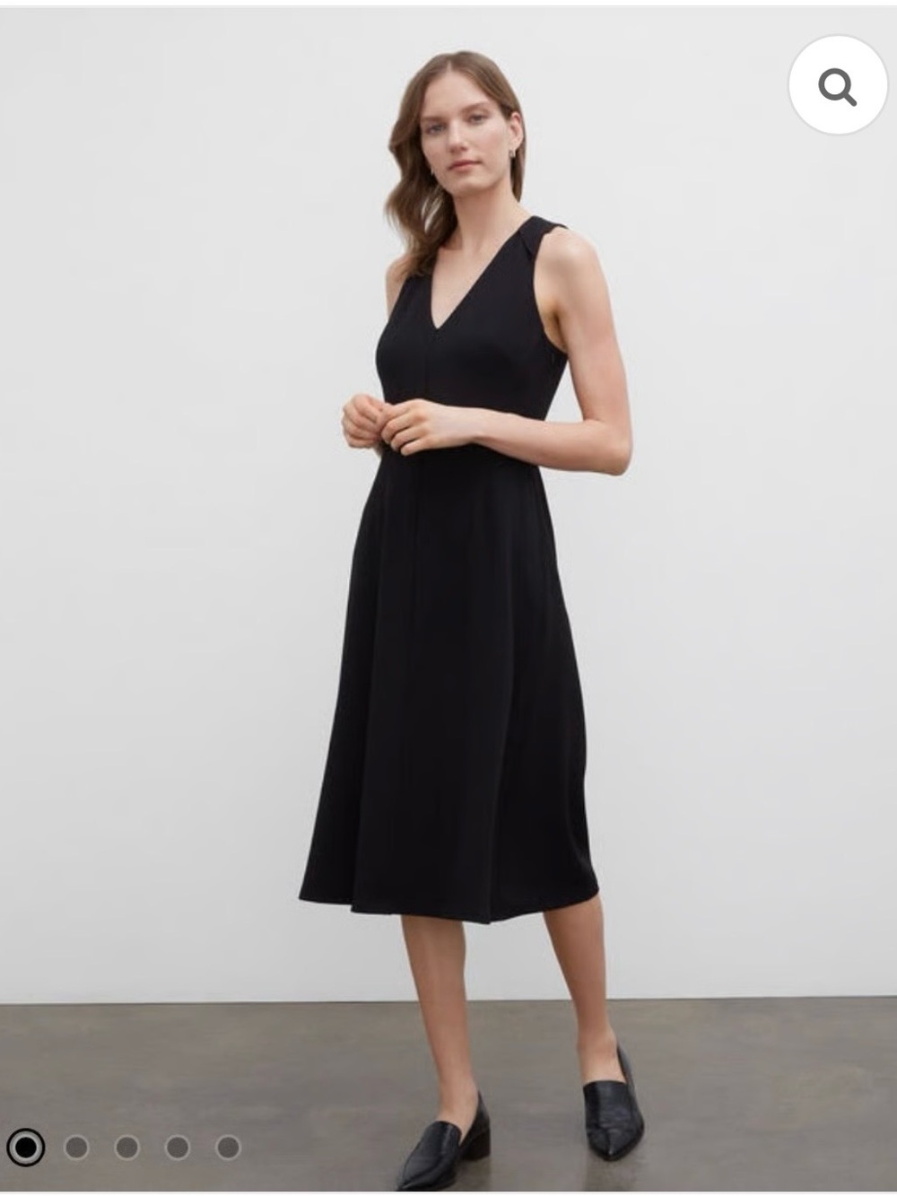 NWT Sleeveless Crisscross Back Midi Dress - Picture 2 of 7